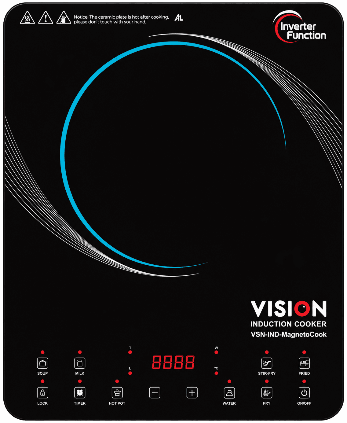 VISION 2000W Induction Cooker MagnetoCook