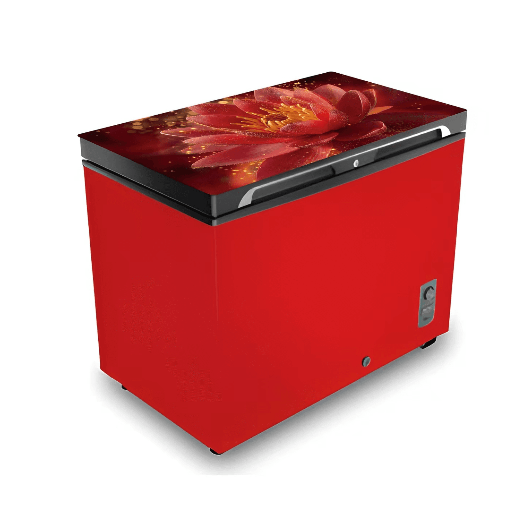 VISION GD Chest Freezer RE-250L Red Queen Lotus
