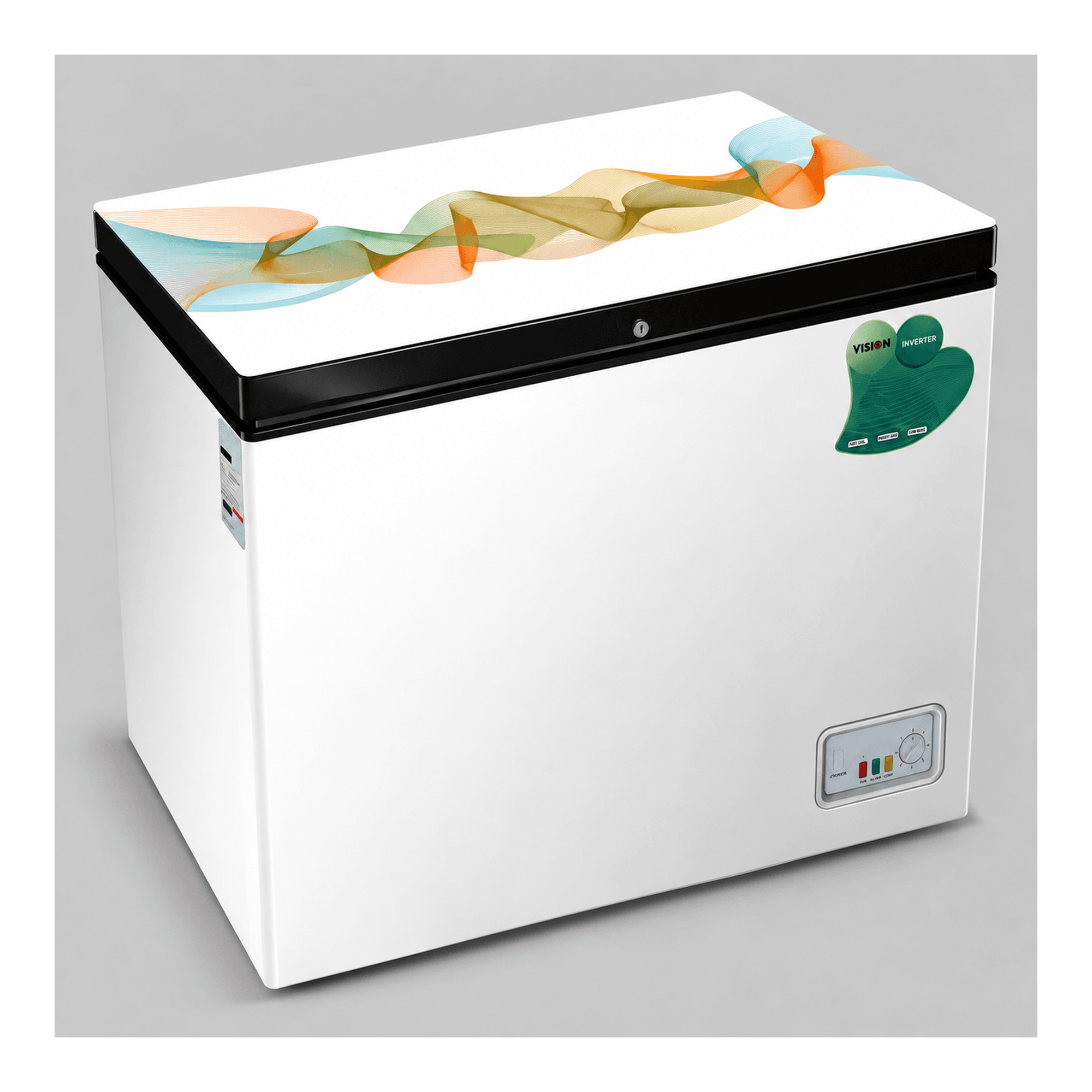 VISION GD Chest Freezer RE-350L White Multiwave