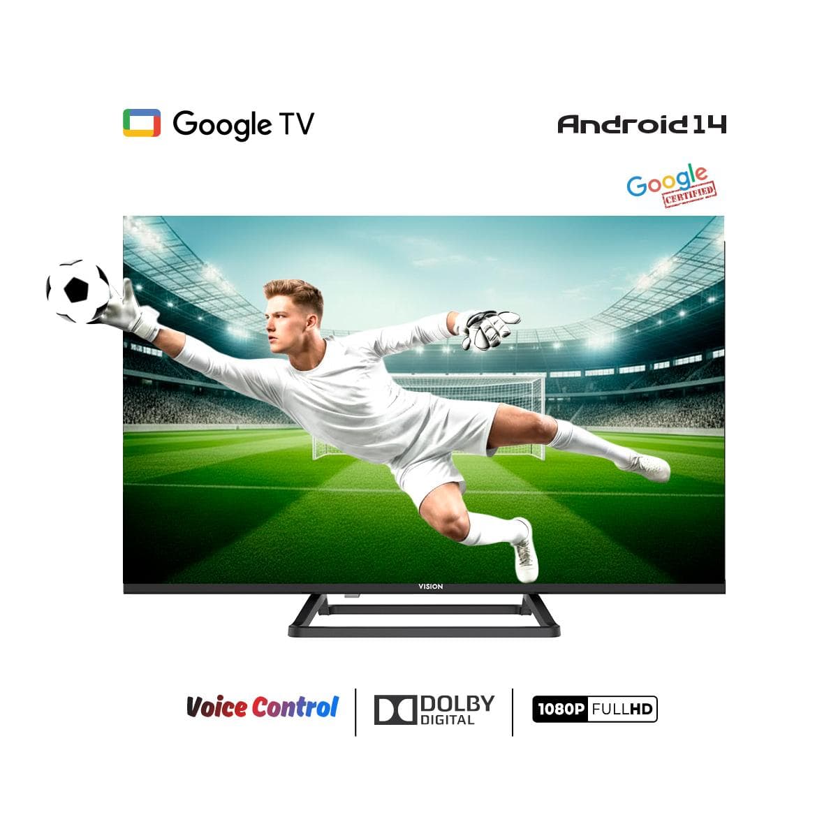 VISION 43" QLED FHD Google TV Q10S image 1
