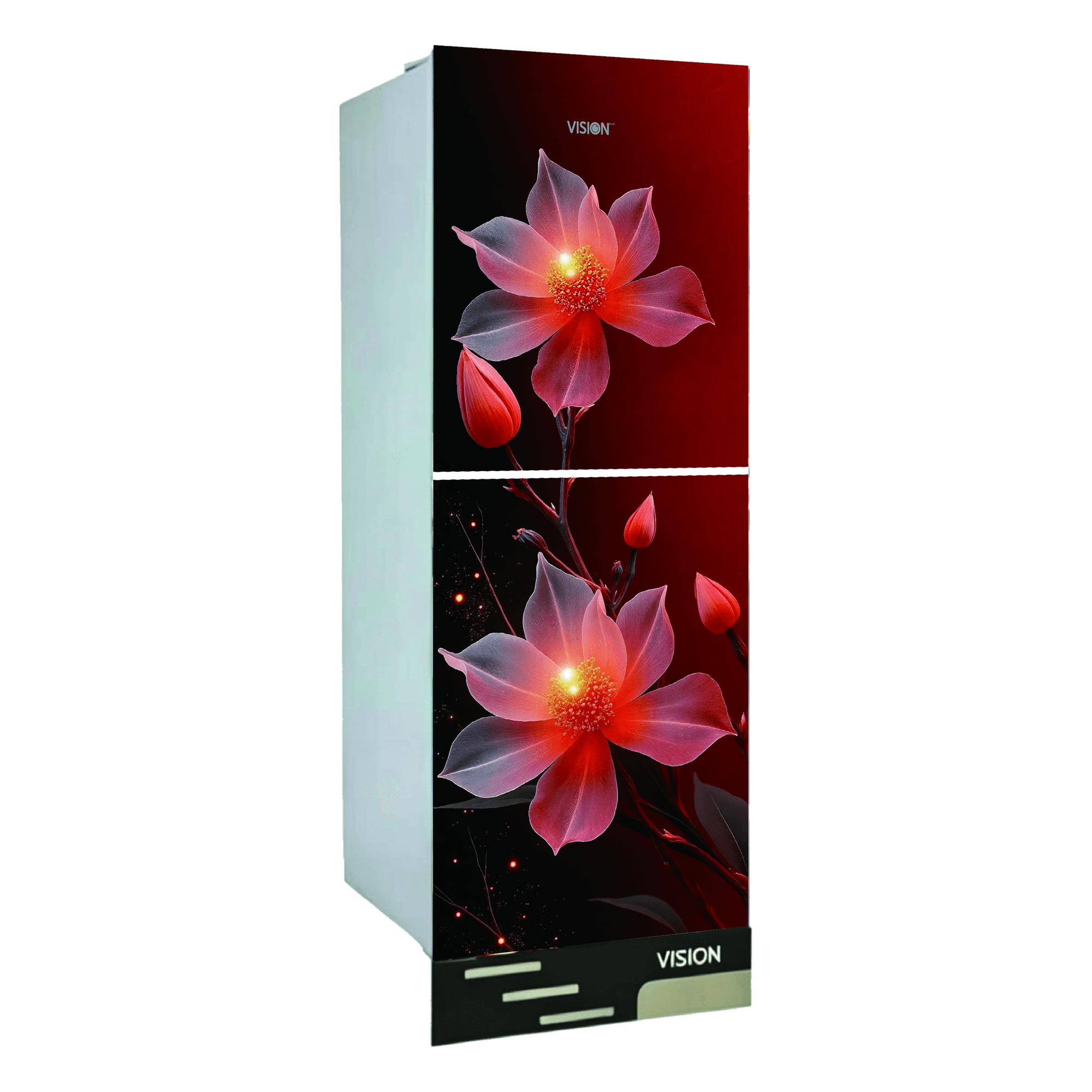 VISION Refrigerator VSN GD Refrigerator RE-180 Liter Red camelli FL -TM image 1