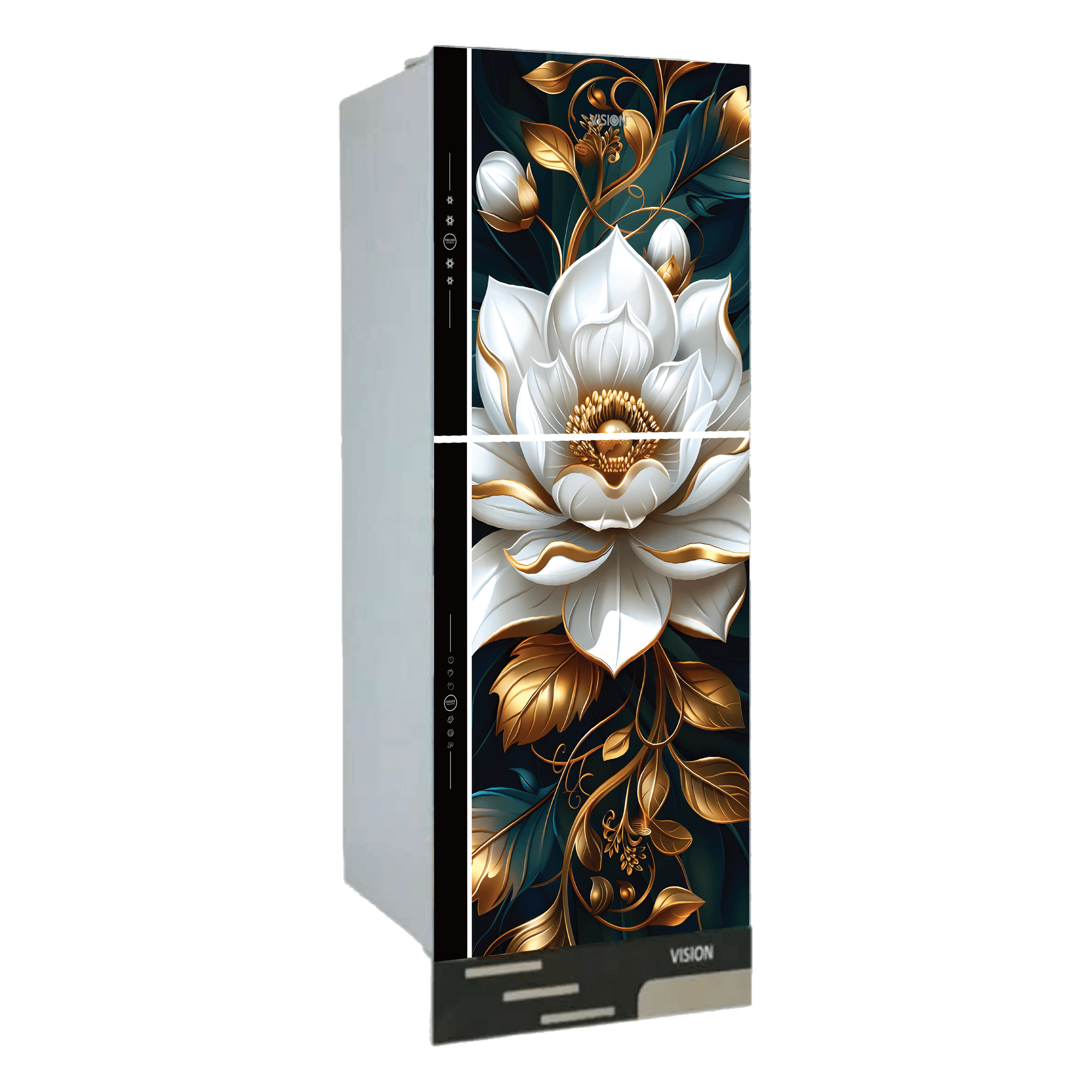VISION Refrigerator VSN GD Refrigerator RE-240 Liter W Manaca FL-TM image 1