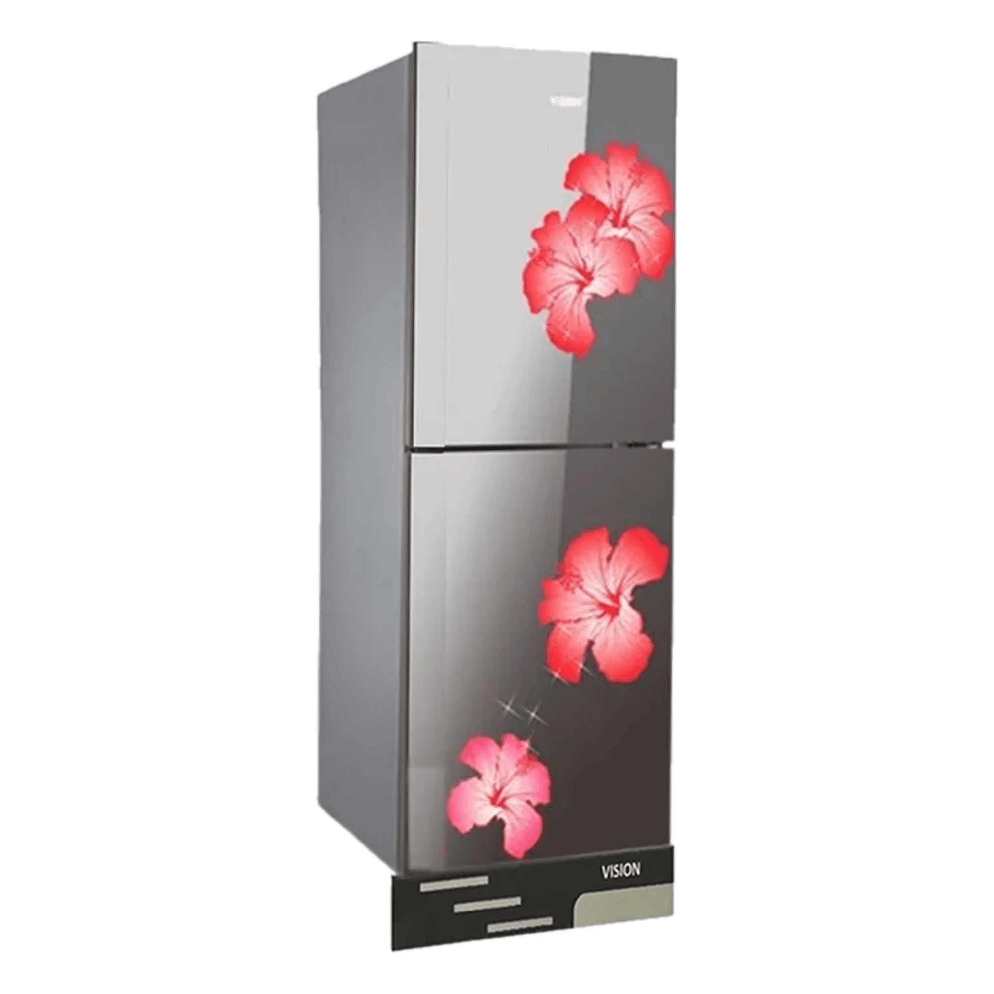 VISION Refrigerator VSN GD Refrigerator RE-216 Liter Orange Dahlia-BM image 1