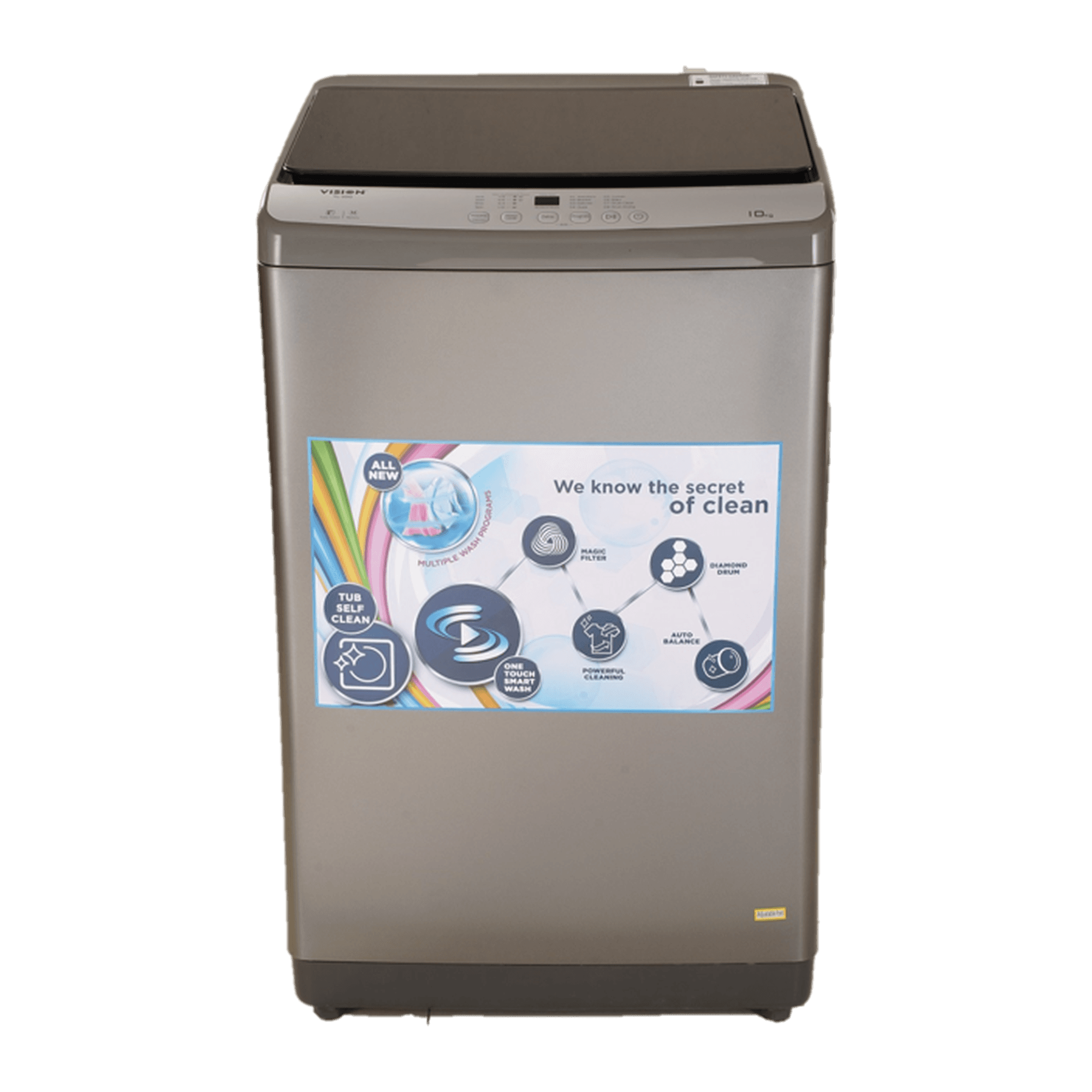 VISION Washing Machine Top Loading -10kg-TL-10P image 1