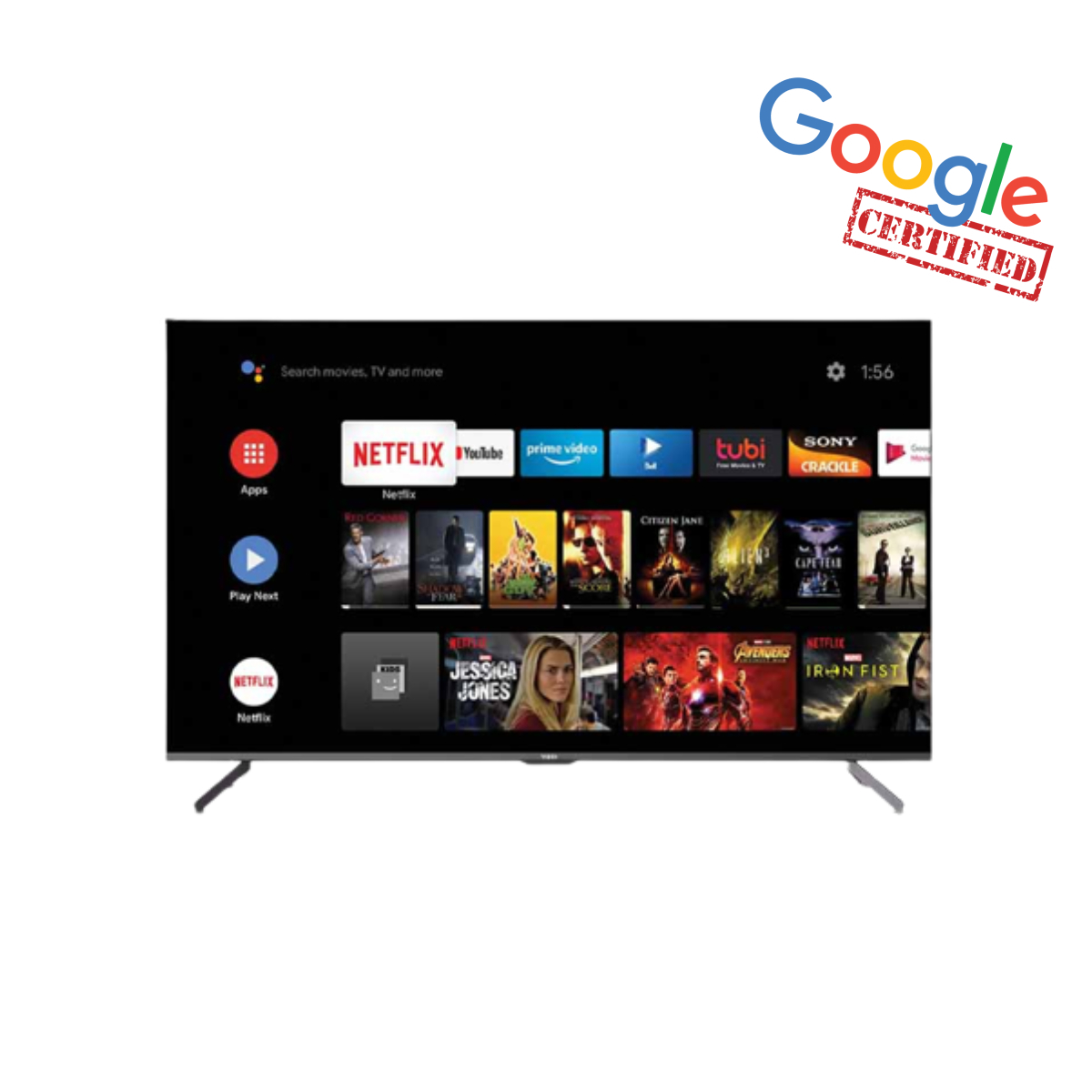 Television Smart TV VISION 55" TV Google Android 4K G3S