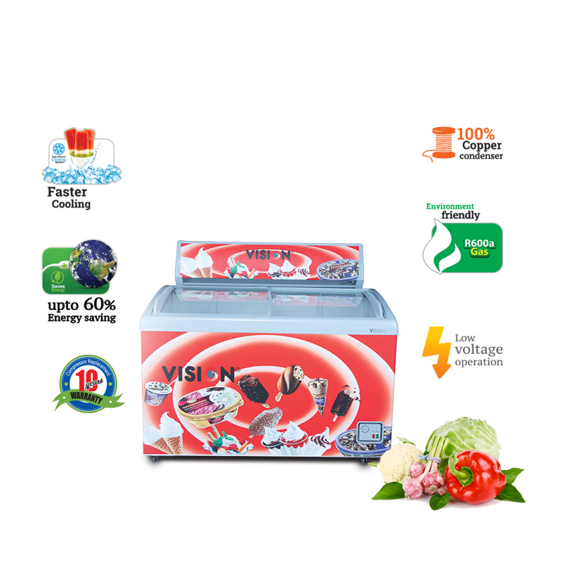 Buy Vision Gd Refrigerator Re 238 L Pink Flower Bm Online At Best Price
