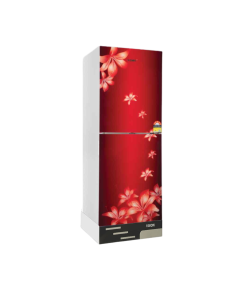 VISION GLASS DOOR REFRIGERATOR TOP MOUNT RE-180L LILY FLOWER MAROON 