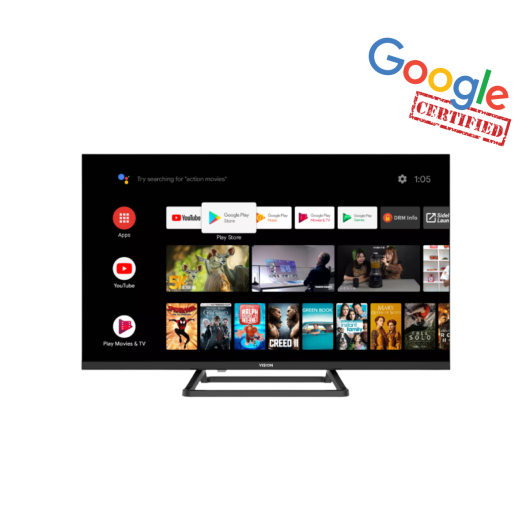 VISION 32" LED TV E30S ANDROID SMART INFINITY WITH VOICE CONTROLLED TV WITH GOOGLE ASSISTANT