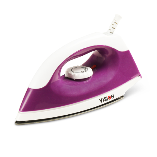 VISION ELECTRIC IRON 1150W WITH OVERHEAT PROTECTIONVIS-DEI-007 PURPLE