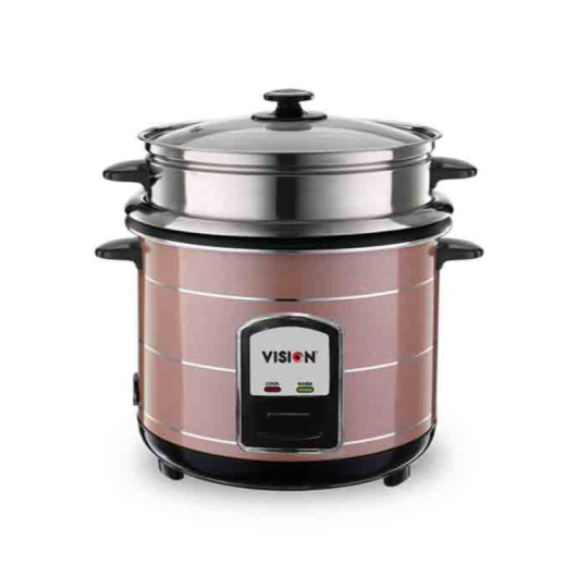 VISION 1.8 LITER RICE COOKER  40-06 STAINLESS STEEL CLASSIC DOUBLE POT